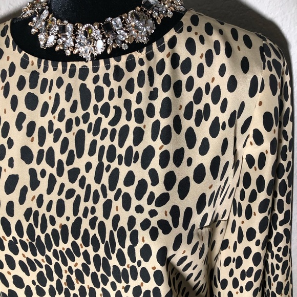J.‎ Crew Leopard Print Scoop Neck Blouse Animal - Picture 6 of 8